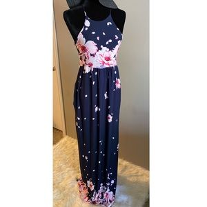 MAXI FLORAL DRESS SIZE S